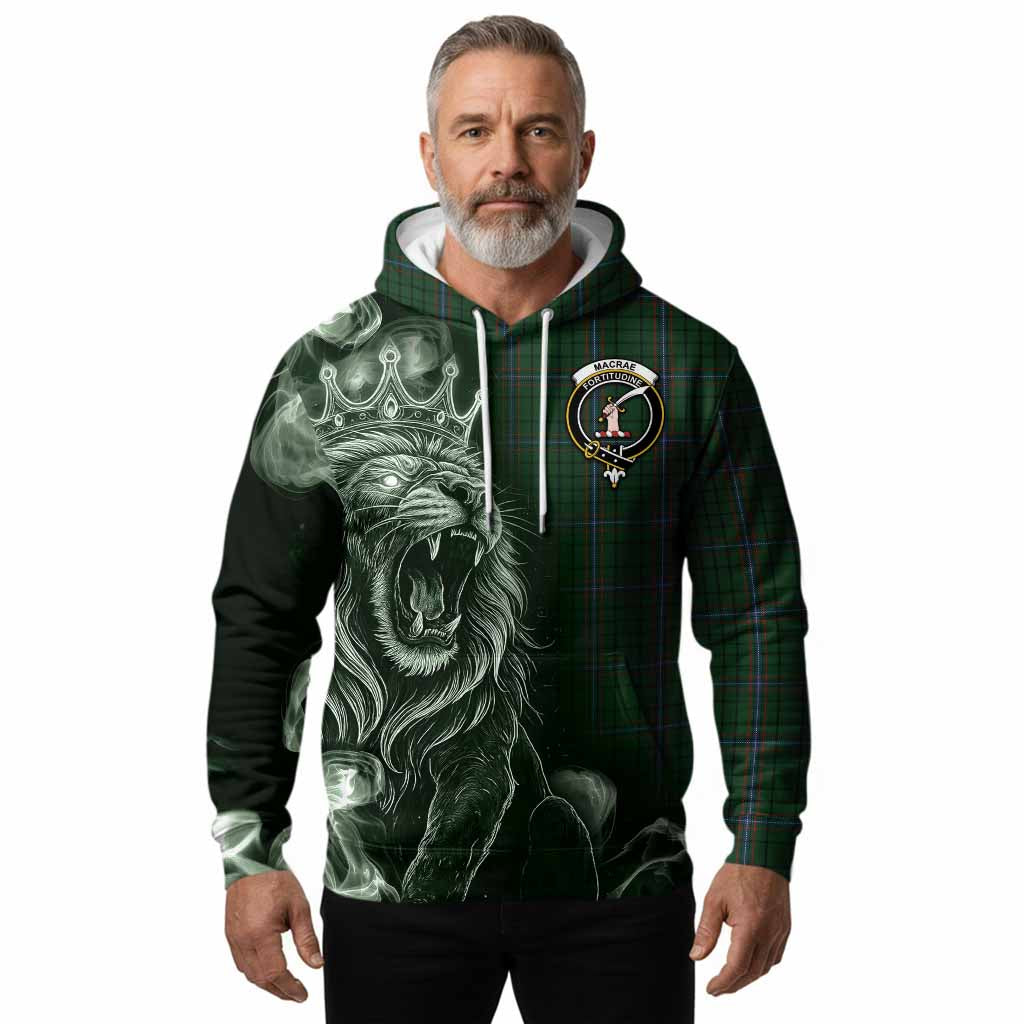 MacRae (McRae) Tartan Hoodie Roaring Lion Heritage