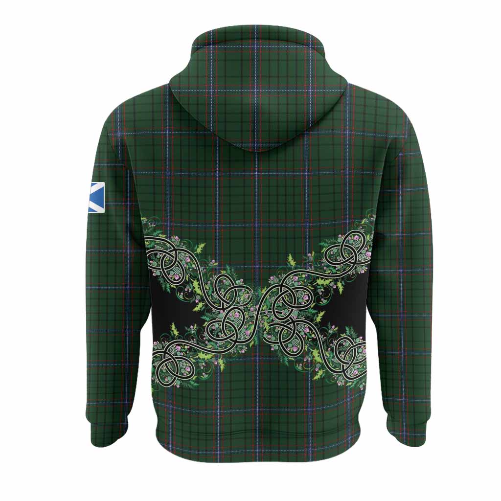 MacRae (McRae) Tartan Hoodie Thistle Scottish Spirit