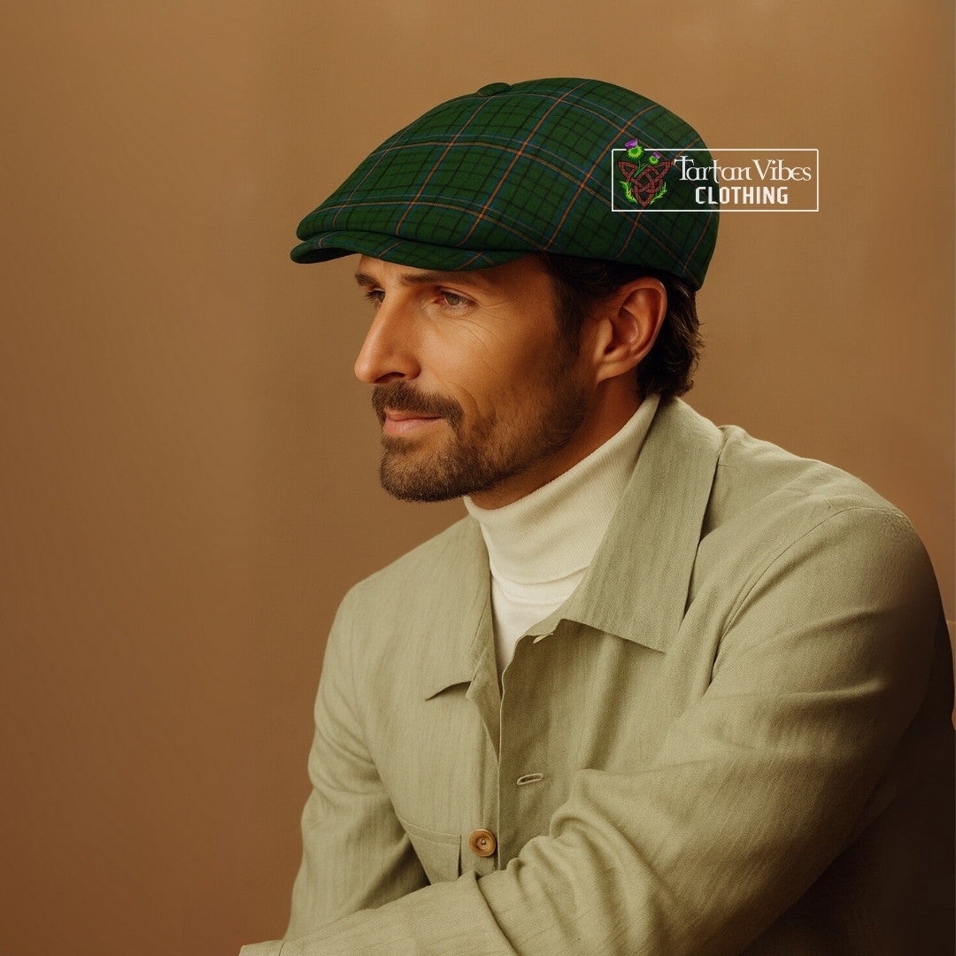 MacRae (McRae) Tartan Jeff Cap, Tartan Flat Cap