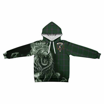 MacRae (McRae) Tartan Kid Hoodie Roaring Lion Heritage