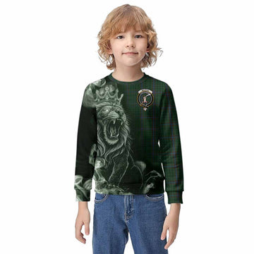 MacRae (McRae) Tartan Kid Knitted Sweatshirt Roaring Lion Heritage