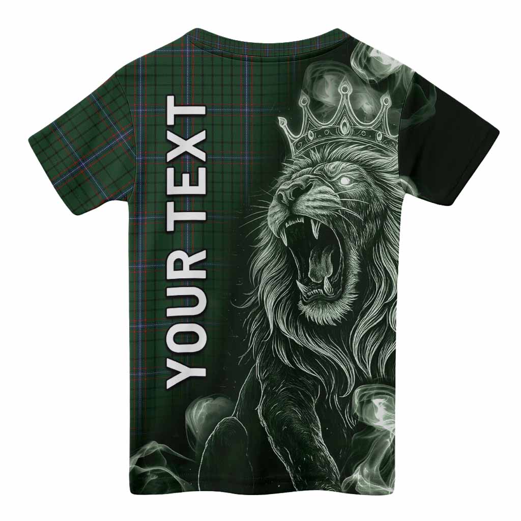 MacRae (McRae) Tartan Kid T-shirt Roaring Lion Heritage