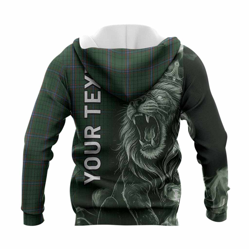 MacRae (McRae) Tartan Knitted Hoodie Roaring Lion Heritage