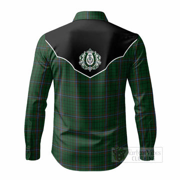 MacRae (McRae) Tartan Long Sleeve Button Shirts Horseshoe Ornament - Tartan Vibes Clothing