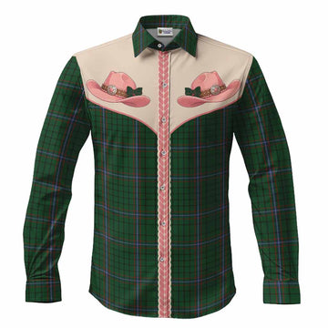 MacRae (McRae) Tartan Long Sleeve Button Shirts Wee Coo Cowgirl Cute Style Men's Shirt S - Tartan Vibes Clothing