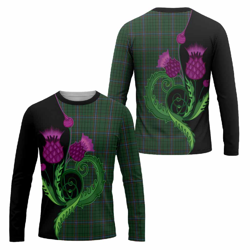 MacRae (McRae) Tartan Long Sleeve T-Shirt Traditional Scottish Thistle