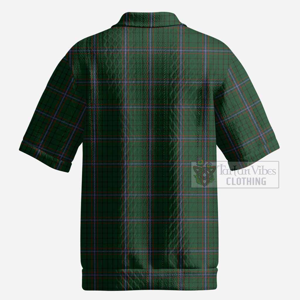 MacRae (McRae) Tartan Men’s Polo Sweater Top with Family Crest