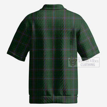 MacRae (McRae) Tartan Men’s Polo Sweater Top with Family Crest