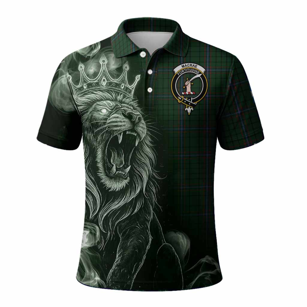 MacRae (McRae) Tartan Polo Shirt Roaring Lion Heritage