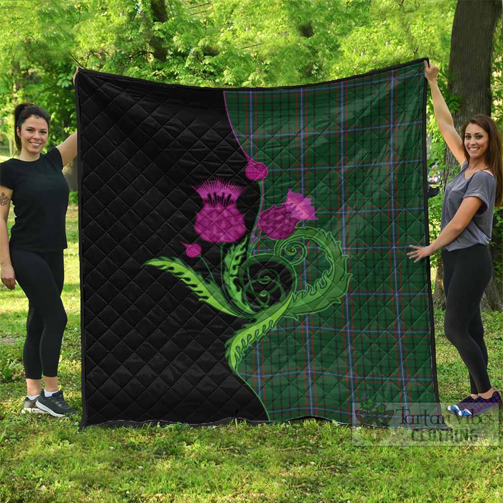 MacRae (McRae) Tartan Premium Quilt Traditional Scottish Thistle - Tartan Vibes Clothing