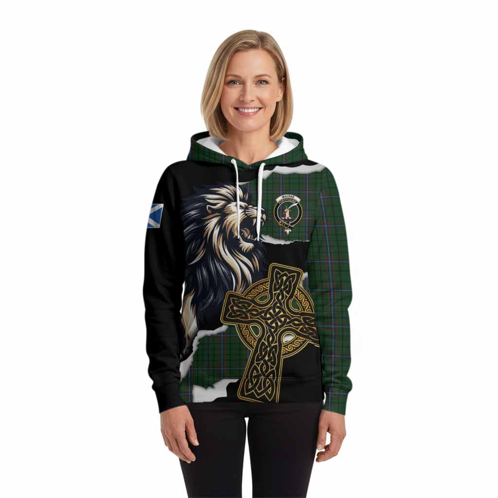 MacRae (McRae) Tartan Scottish Hoodie Lion Celtic Heritage