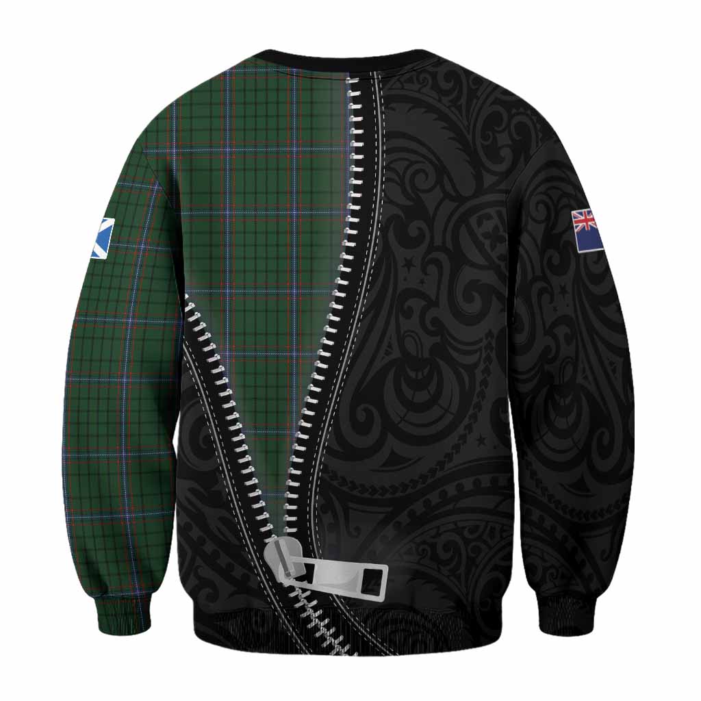 MacRae (McRae) Tartan Sweatshirt New Zealand Pattern Unique Zipper Stylized