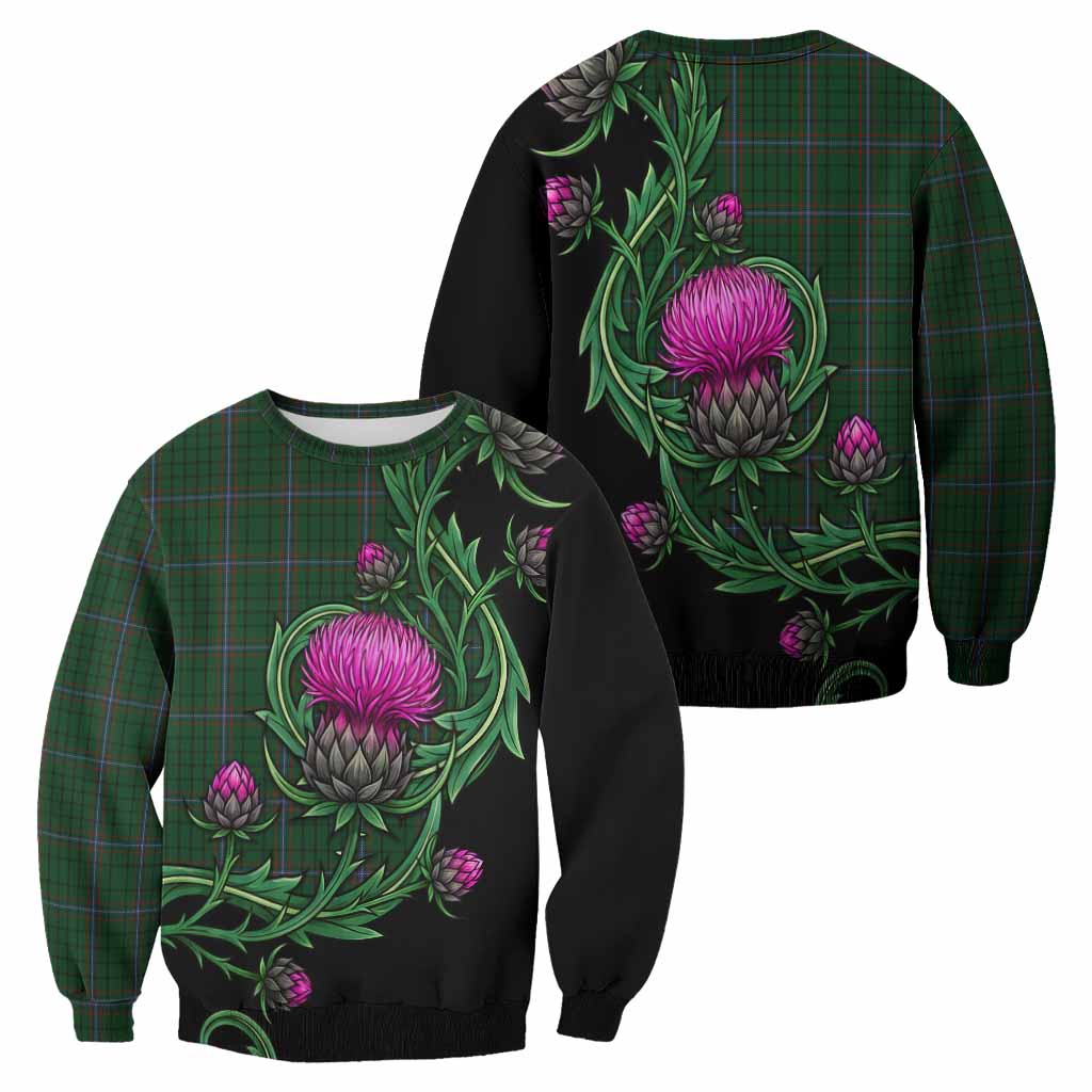MacRae (McRae) Tartan Sweatshirt Resilient Scottish Thistle - Tartan Vibes Clothing