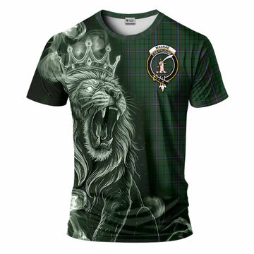 MacRae (McRae) Tartan T-Shirt Roaring Lion Heritage