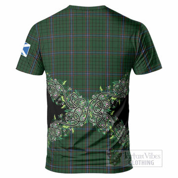 MacRae (McRae) Tartan T-Shirt Thistle Scottish Spirit