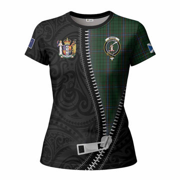 MacRae (McRae) Tartan Women T shirt New Zealand Pattern Unique Zipper Stylized