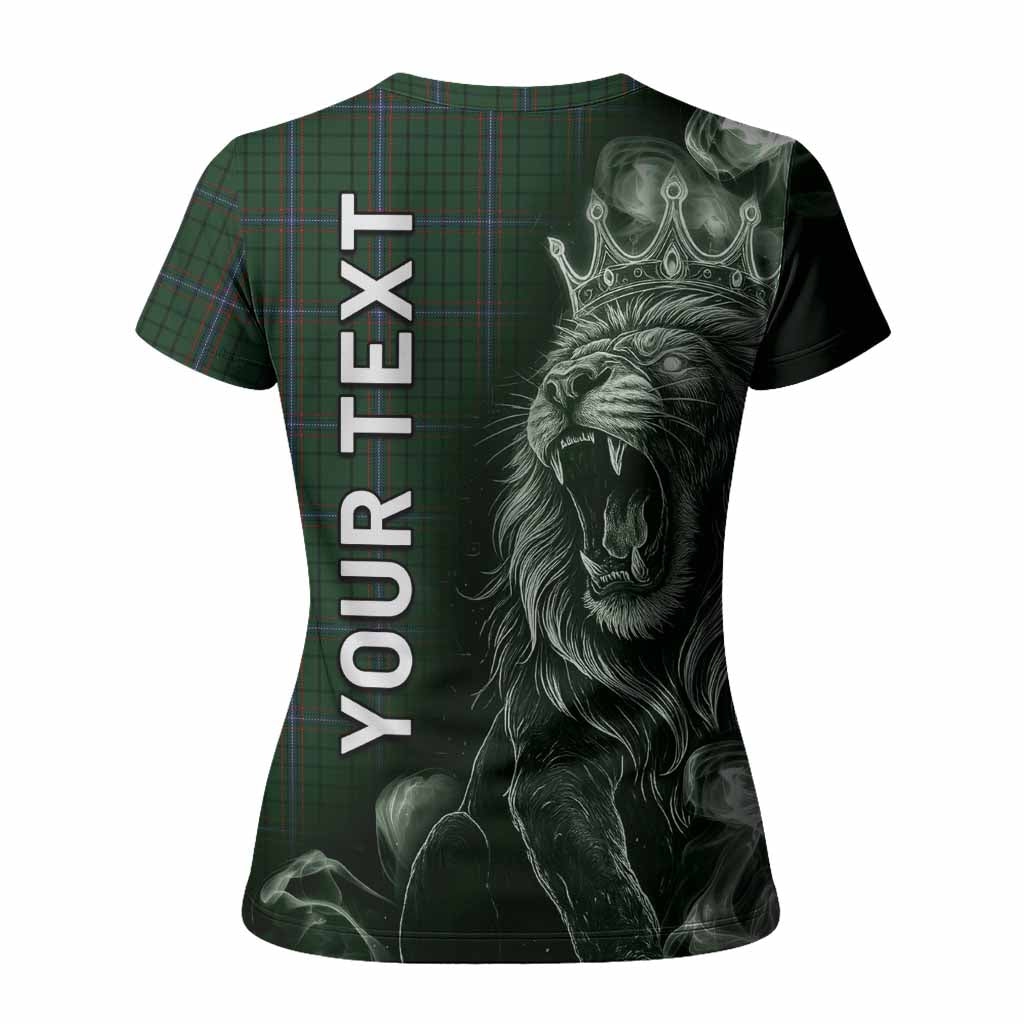 MacRae (McRae) Tartan Women T shirt Roaring Lion Heritage