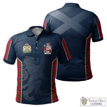 MacRow Tartan Men's Polo Shirt with Family Crest and Lion Rampant Vibes Sport Style Kid - Tartan Vibes Clothing