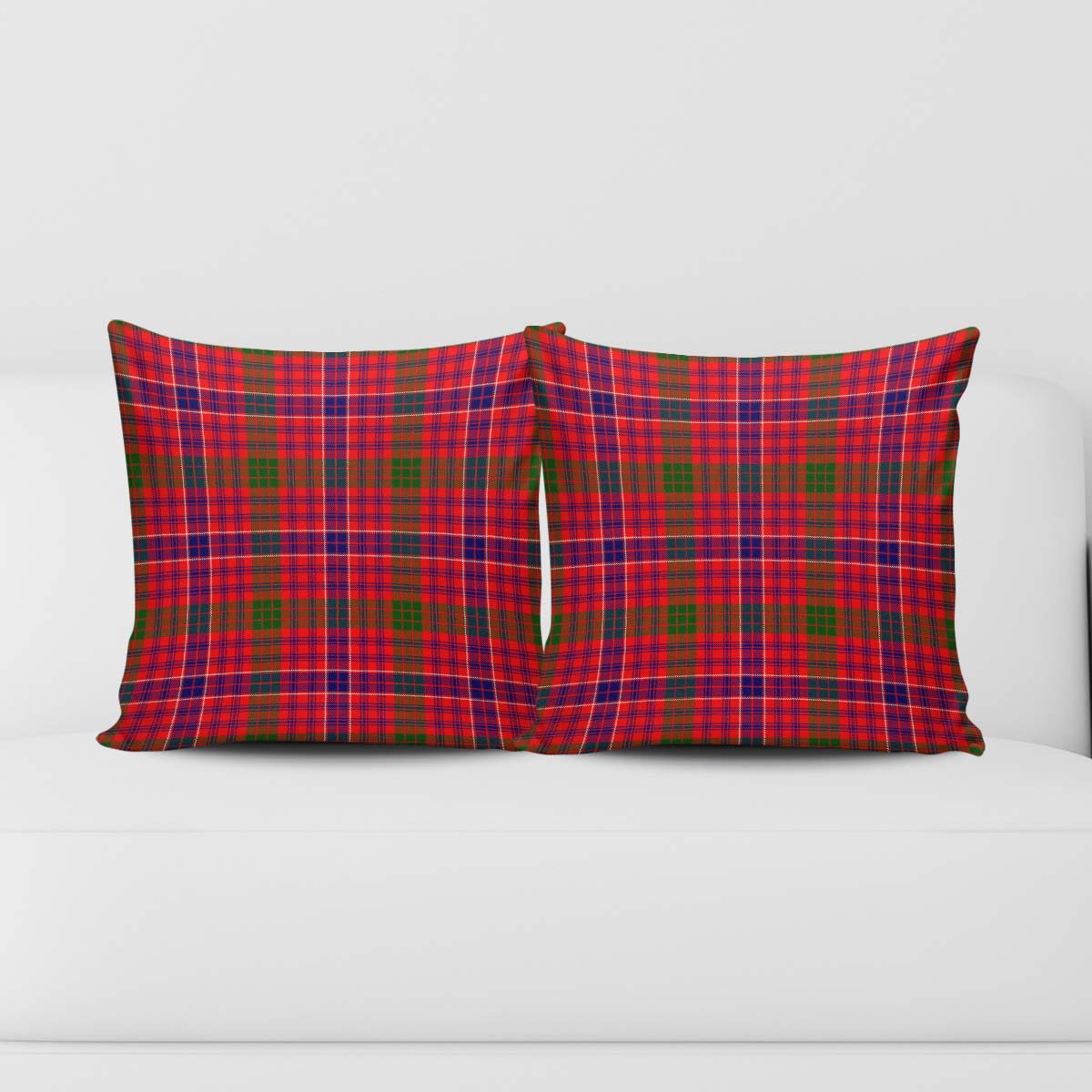 MacRow Tartan Pillow Cover Rectangle Pillow Cover 51*91cm - Tartan Vibes Clothing