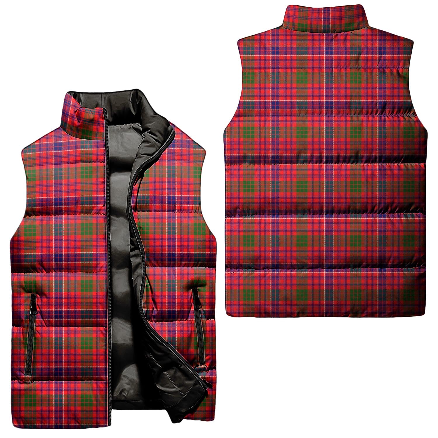 MacRow Tartan Sleeveless Puffer Jacket Unisex - Tartanvibesclothing
