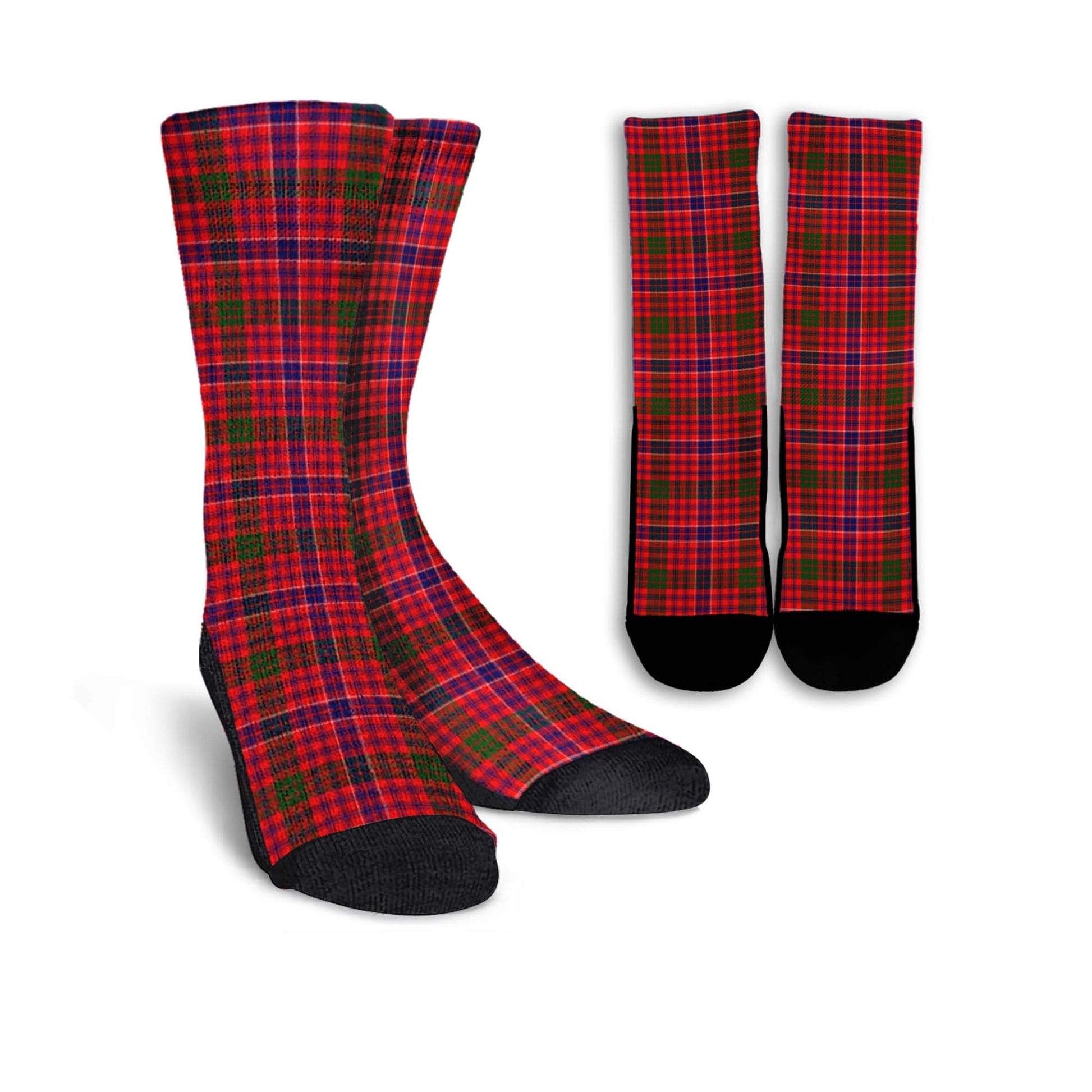 MacRow Tartan Crew Socks Crew Socks - Tartan Vibes Clothing