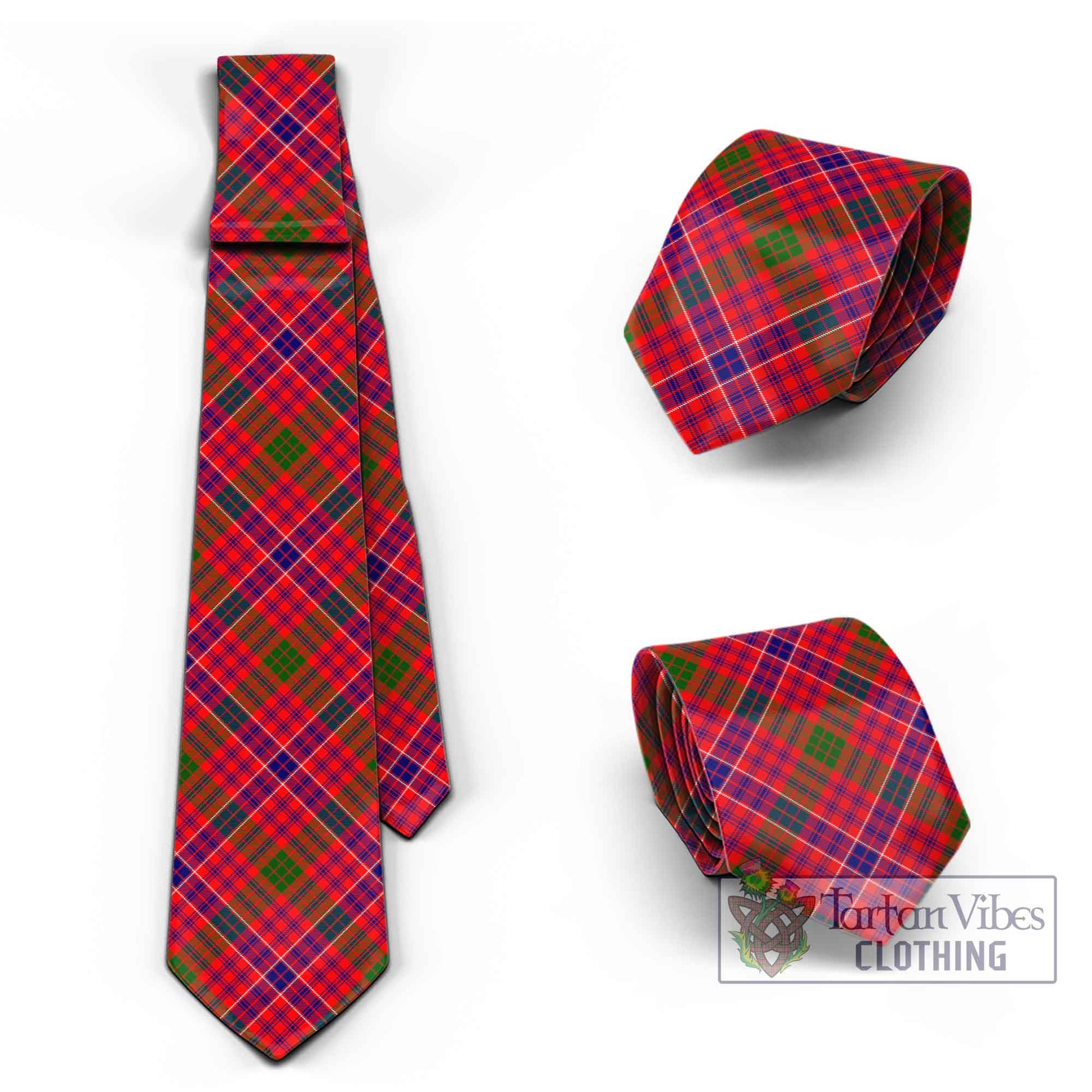 MacRow Tartan Classic Necktie Cross Style Necktie One Size - Tartan Vibes Clothing
