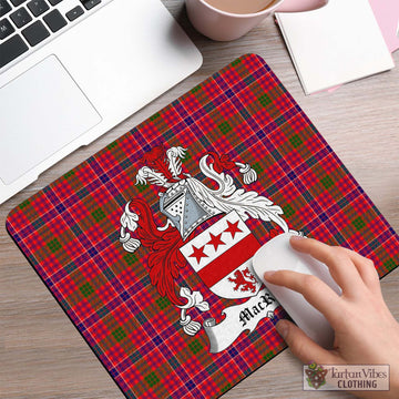 MacRow Tartan Mouse Pad with Family Crest