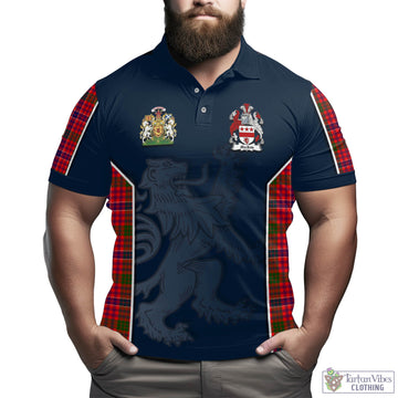 MacRow Tartan Men's Polo Shirt with Family Crest and Lion Rampant Vibes Sport Style - Tartan Vibes Clothing
