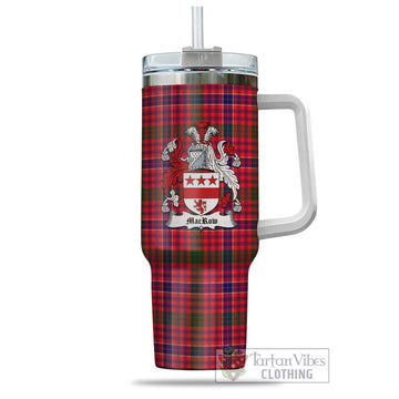 MacRow Tartan and Family Crest Tumbler with Handle