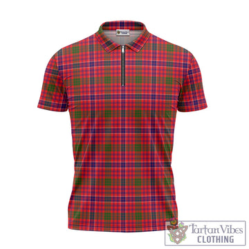 MacRow Tartan Zipper Polo Shirt