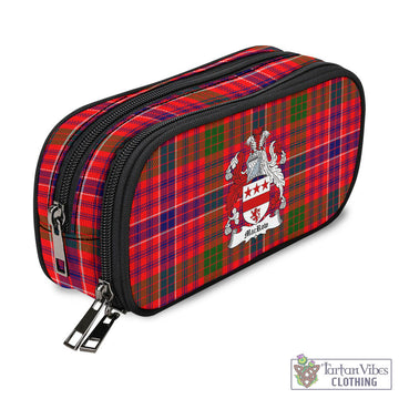 MacRow Tartan Pen and Pencil Case with Family Crest