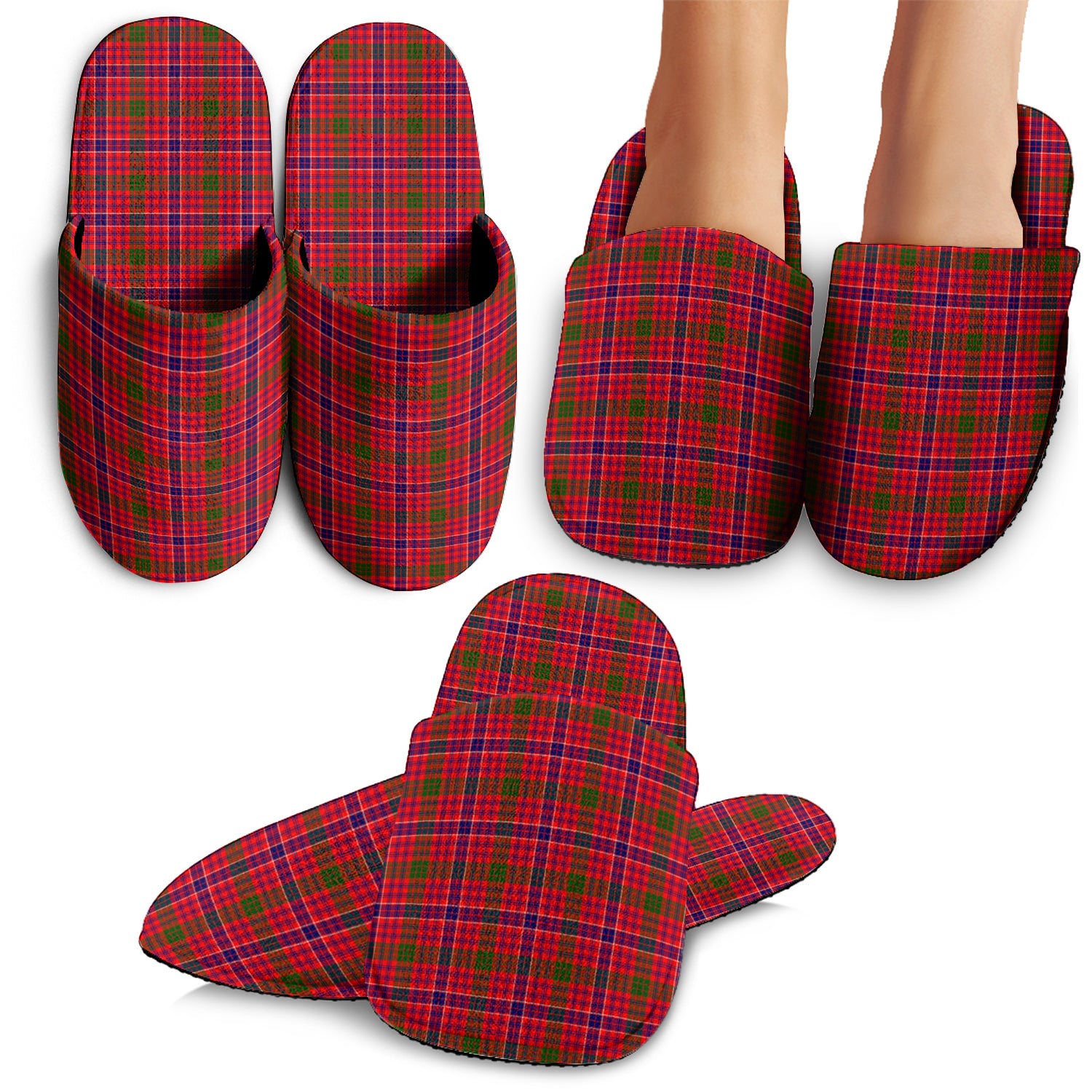 MacRow Tartan Home Slippers - Tartan Vibes Clothing