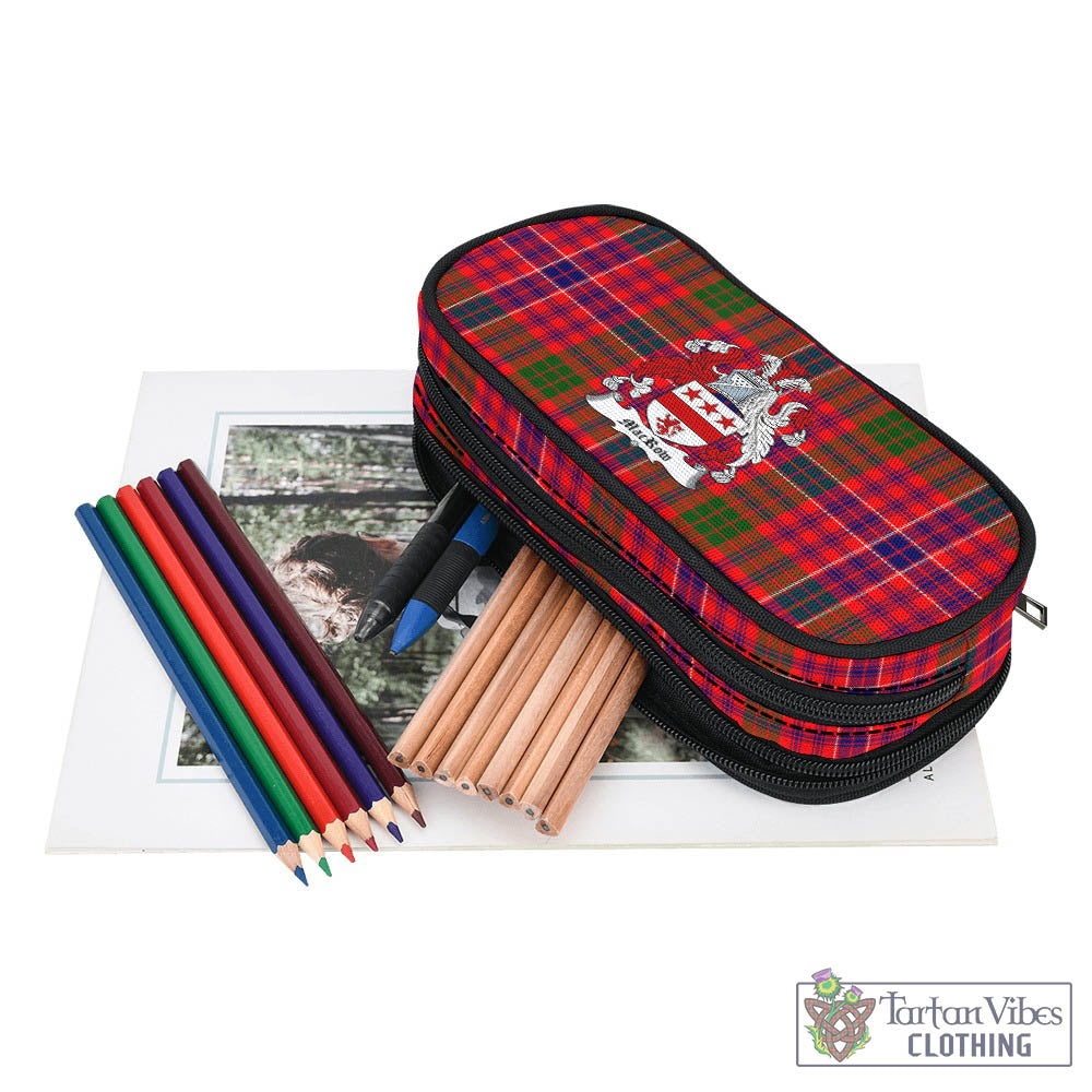 MacRow Tartan Pen and Pencil Case with Family Crest - Tartan Vibes Clothing