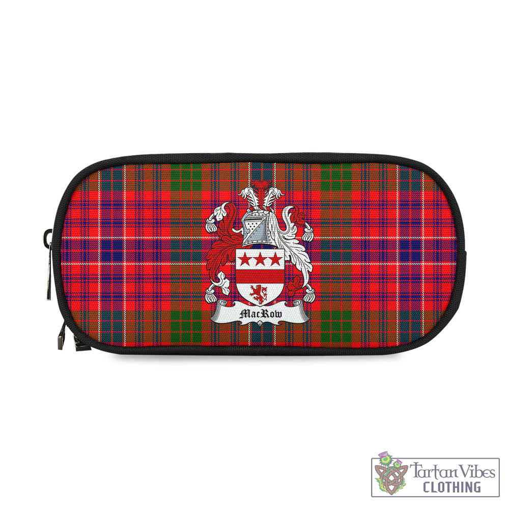 MacRow Tartan Pen and Pencil Case with Family Crest - Tartan Vibes Clothing