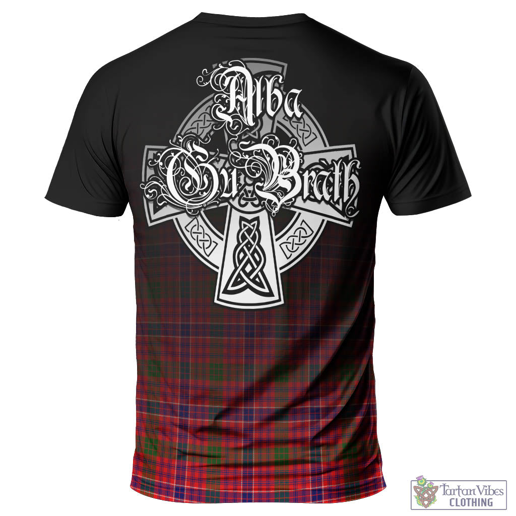 MacRow Tartan T-Shirt Featuring Alba Gu Brath Family Crest Celtic Inspired - Tartan Vibes Clothing