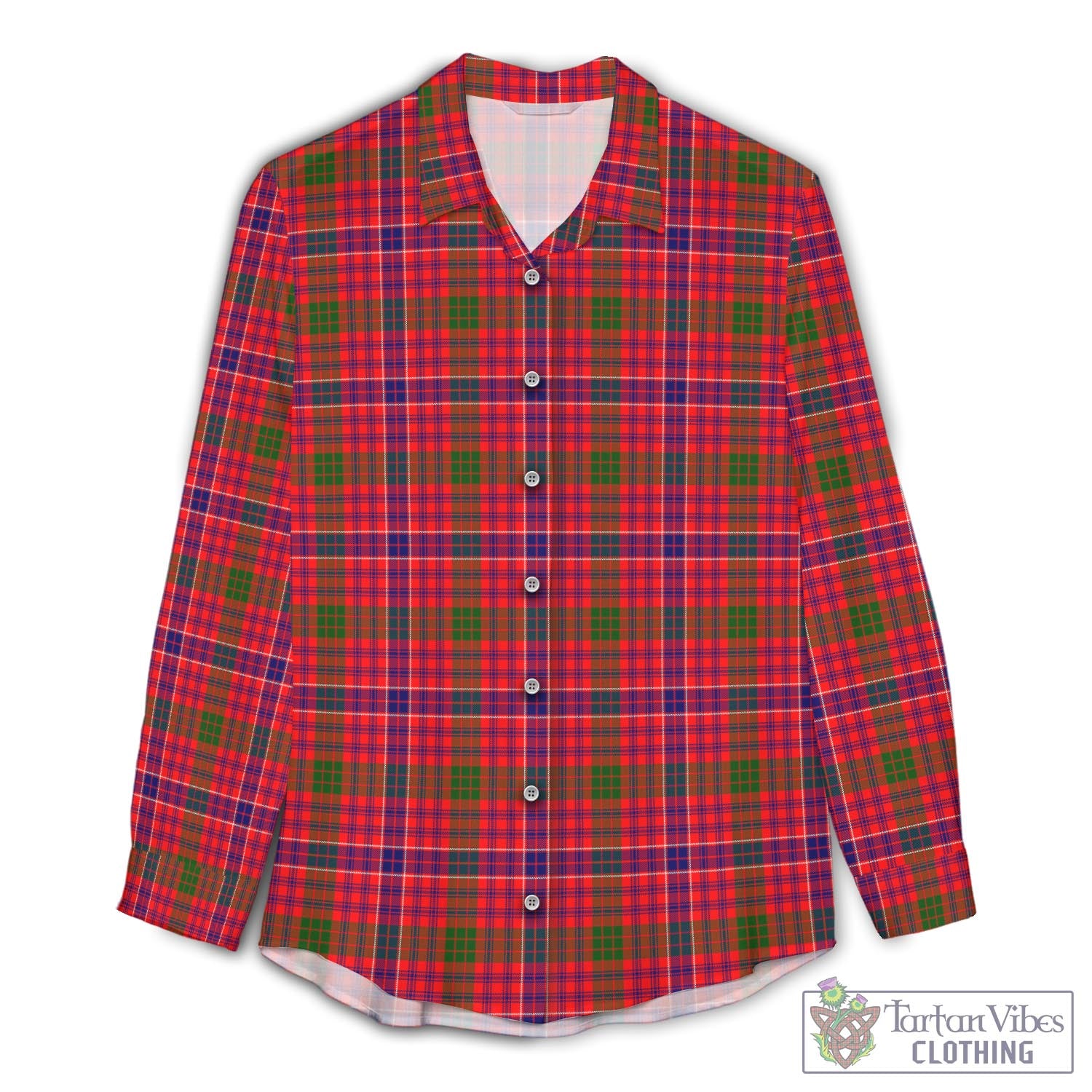 MacRow Tartan Women's Casual Shirt - Tartan Vibes Clothing
