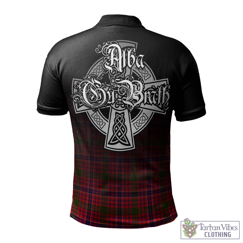 MacRow Tartan Polo Shirt Featuring Alba Gu Brath Family Crest Celtic Inspired - Tartan Vibes Clothing