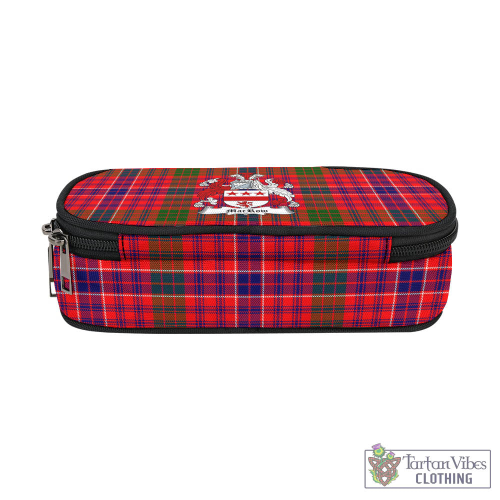 MacRow Tartan Pen and Pencil Case with Family Crest - Tartan Vibes Clothing