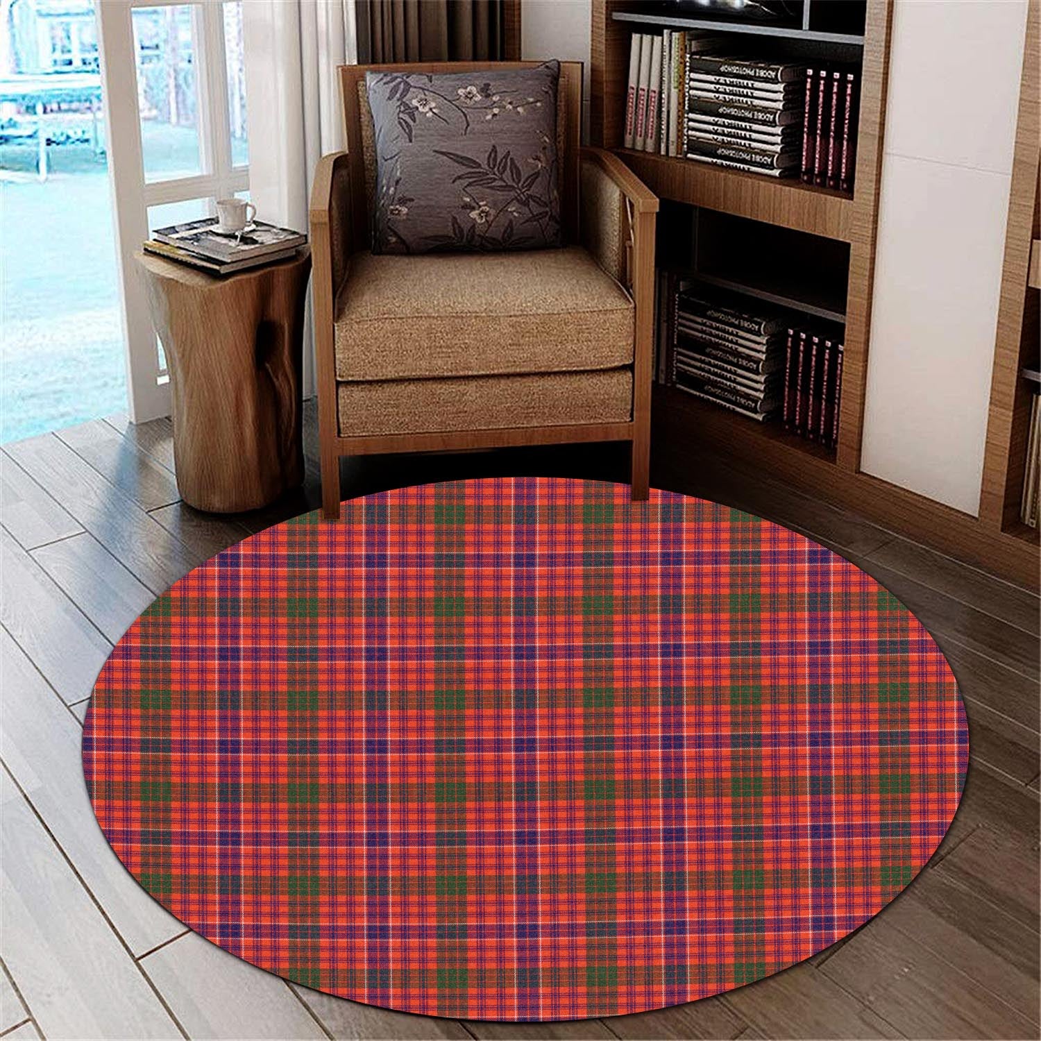 macrow-tartan-round-rug