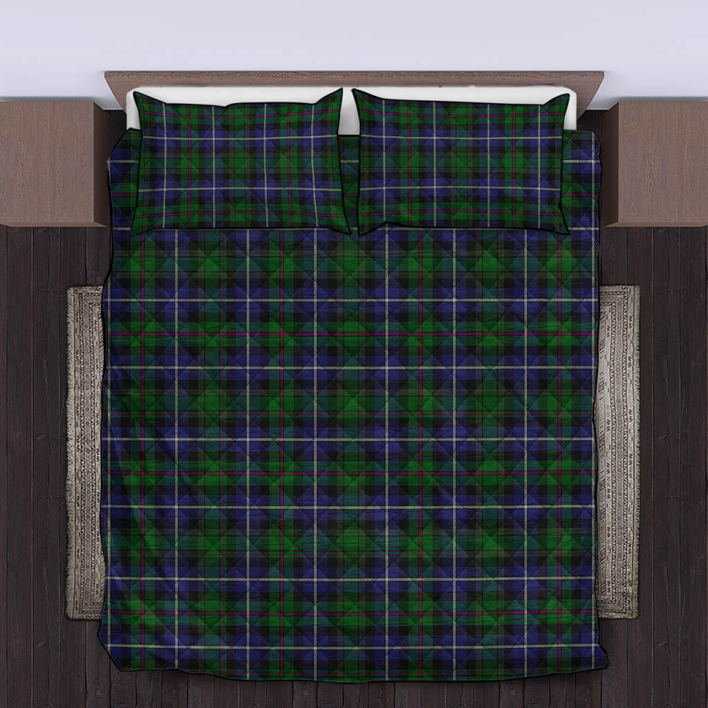 MacRow Hunting Tartan Quilt Bed Set King - Tartan Vibes Clothing