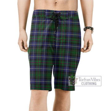 MacRow Hunting Tartan Men's Board Shorts