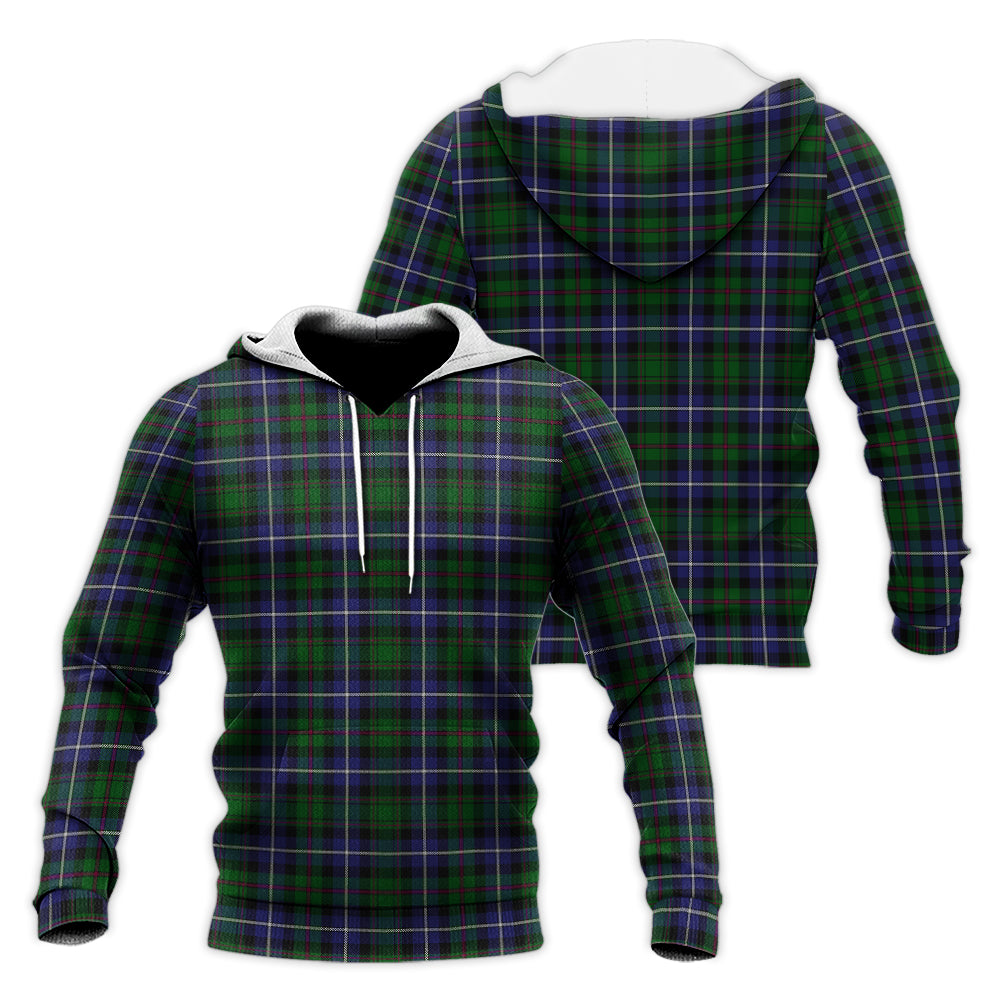 MacRow Hunting Tartan Knitted Hoodie Unisex - Tartan Vibes Clothing