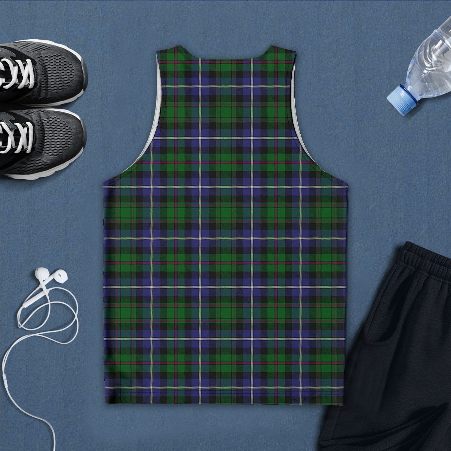 MacRow Hunting Tartan Mens Tank Top - Tartan Vibes Clothing