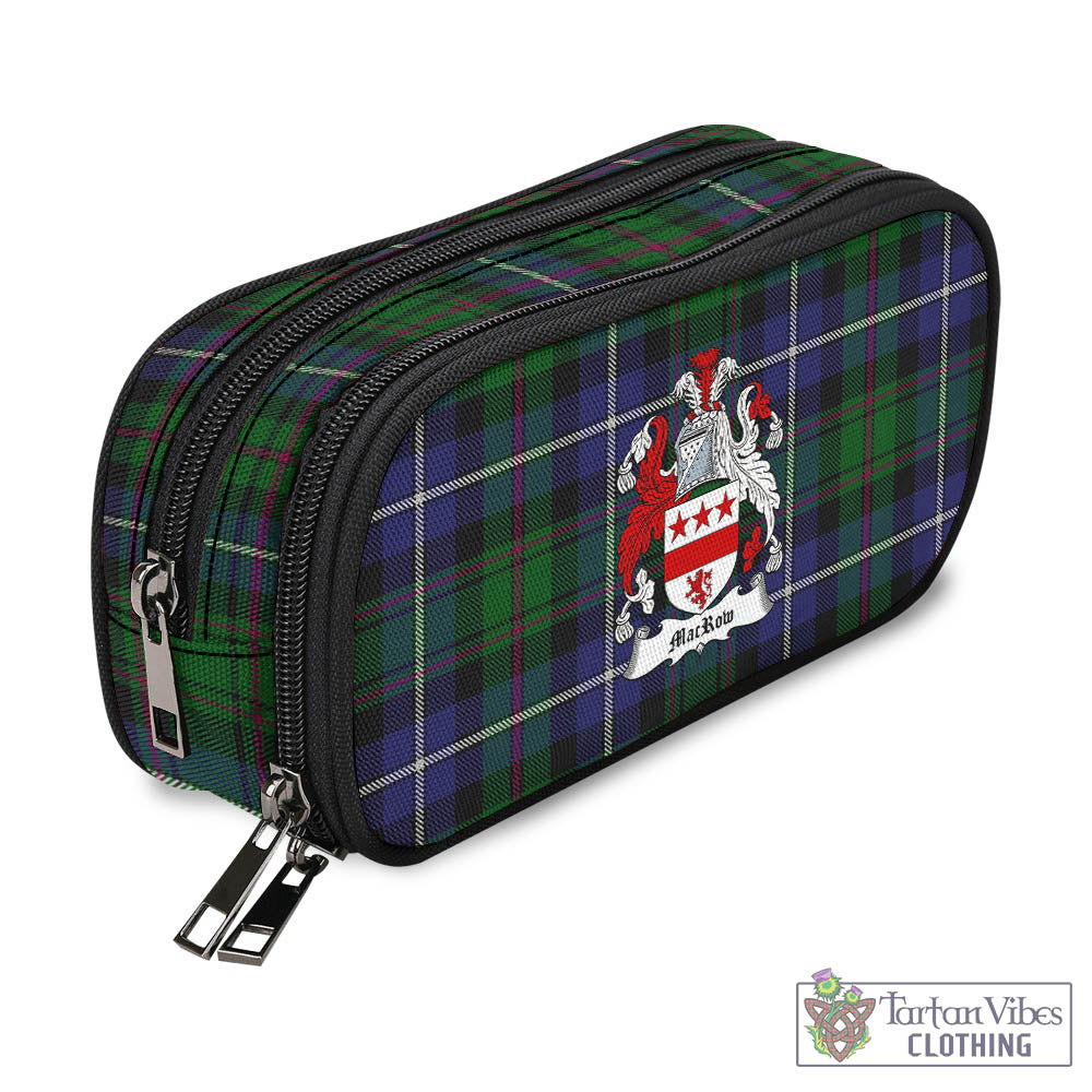 MacRow Hunting Tartan Pen and Pencil Case with Family Crest - Tartan Vibes Clothing