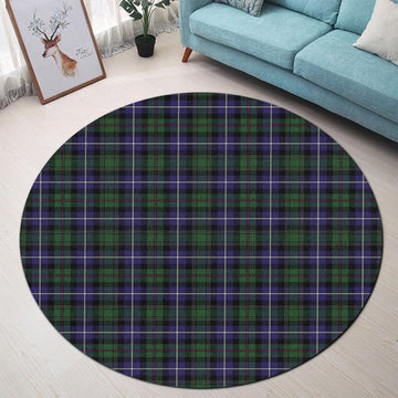 MacRow Hunting Tartan Round Rug - Tartan Vibes Clothing