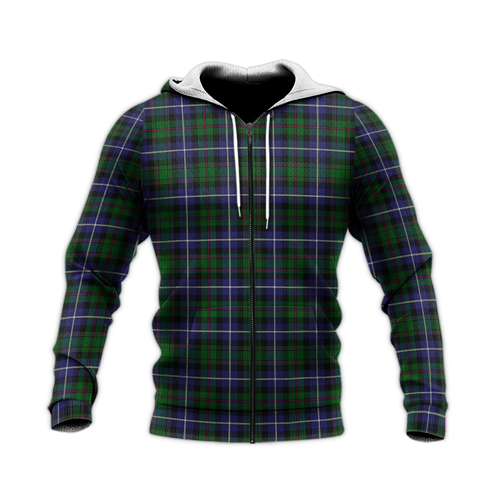 MacRow Hunting Tartan Knitted Hoodie - Tartan Vibes Clothing