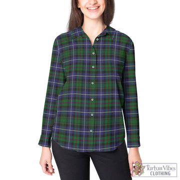 MacRow Hunting Tartan Women's Casual Shirt - Tartan Vibes Clothing