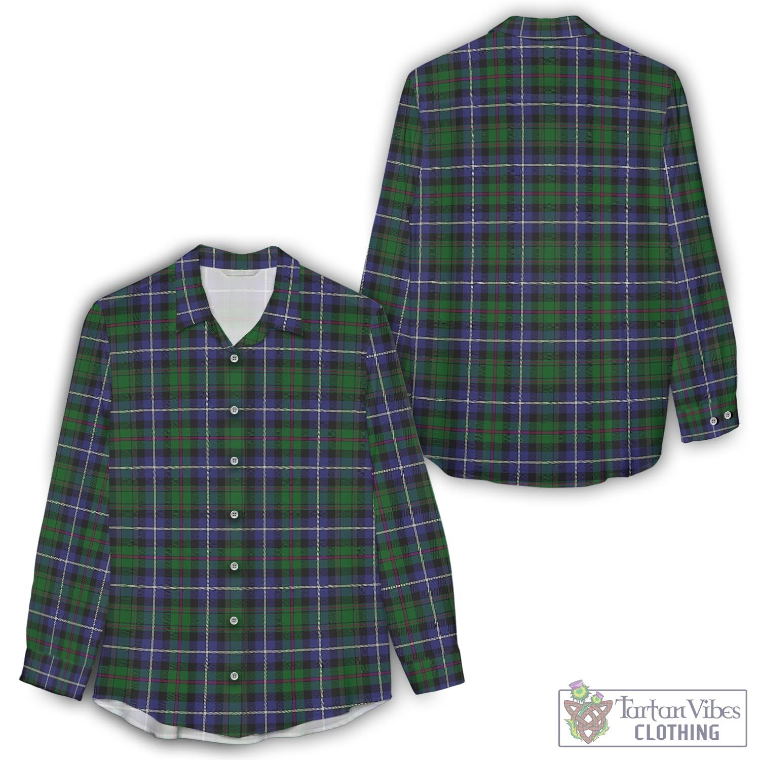 MacRow Hunting Tartan Women's Casual Shirt - Tartan Vibes Clothing