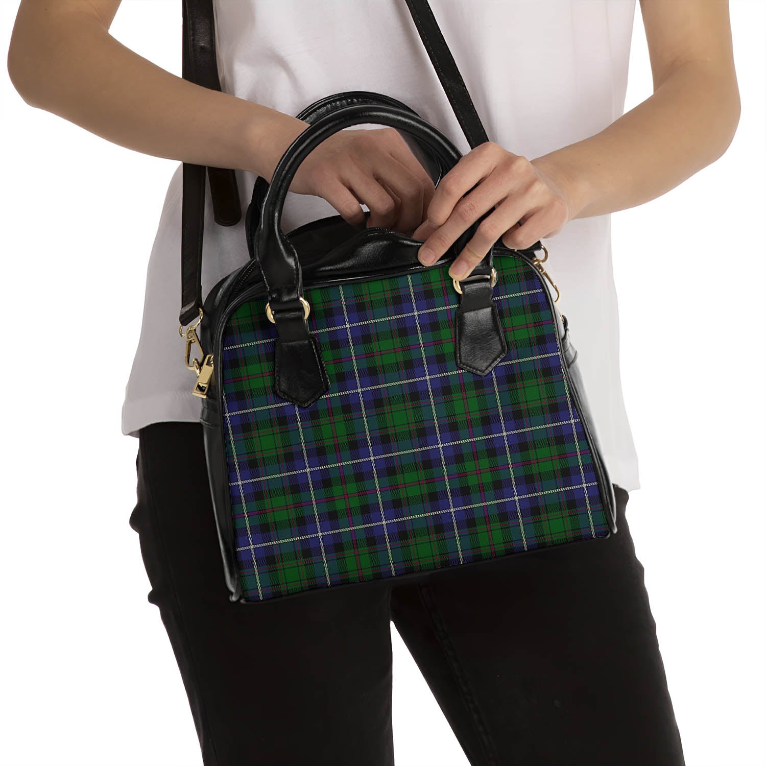 MacRow Hunting Tartan Shoulder Handbags - Tartan Vibes Clothing