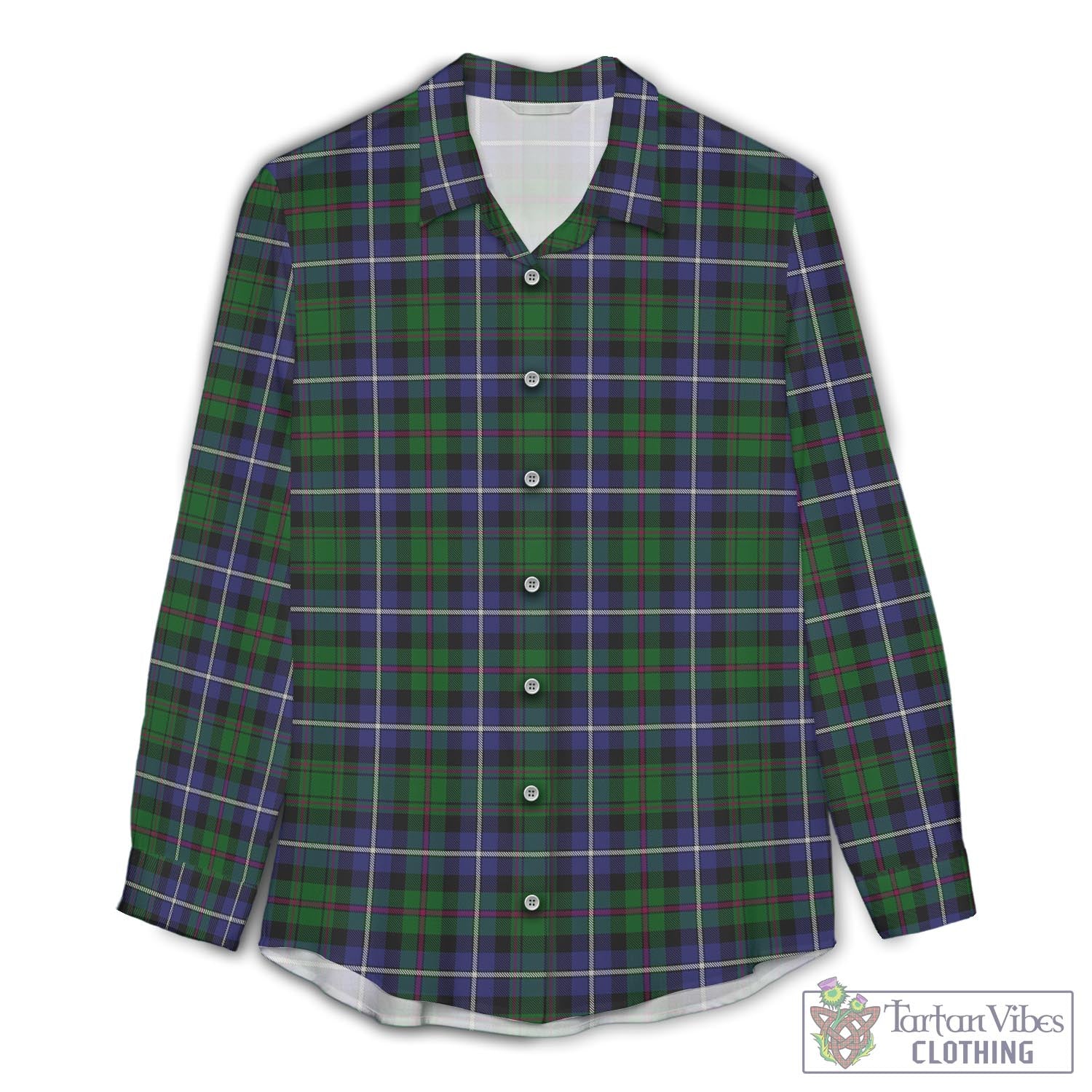 MacRow Hunting Tartan Women's Casual Shirt - Tartan Vibes Clothing
